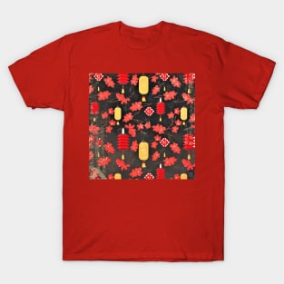 Lanterns and Flowers T-Shirt